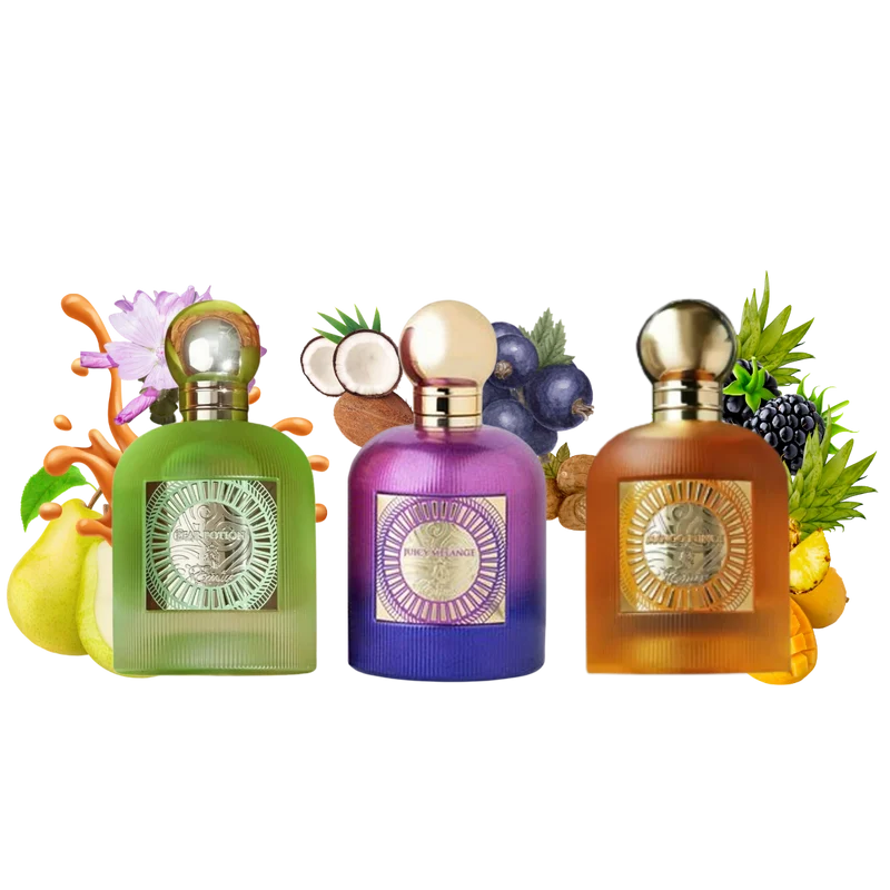 Bundle Mango Punch, Pear Potion & Juicy Melange Fruity Unisex Fragrance