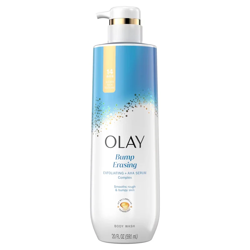 Olay Premium Bump Erasing Exfoliating Body Wash with AHA Serum Complex