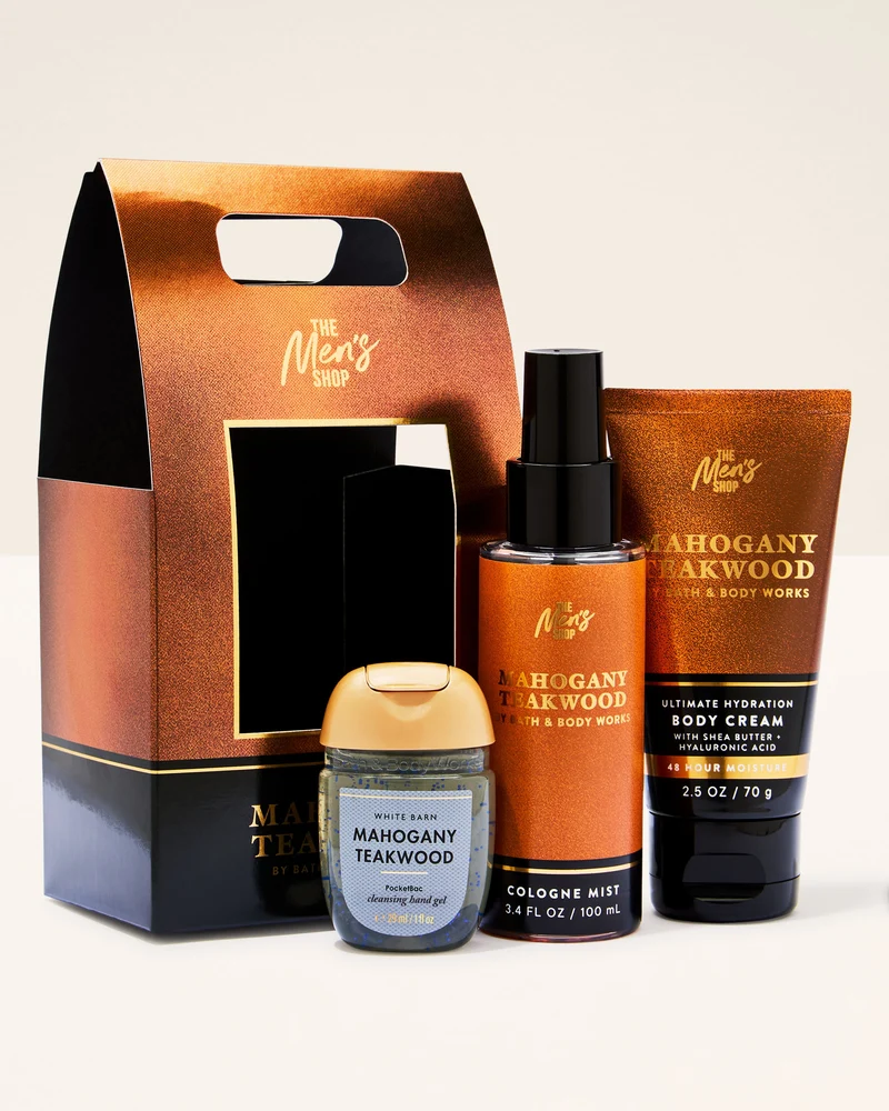 Mahogany Teakwood Gift Set