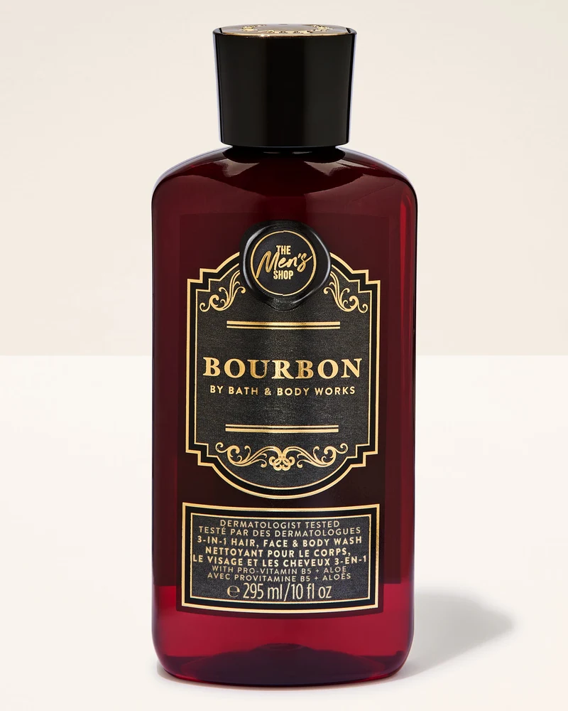 Bourbon 3-in-1 Hair, Face & Body Wash