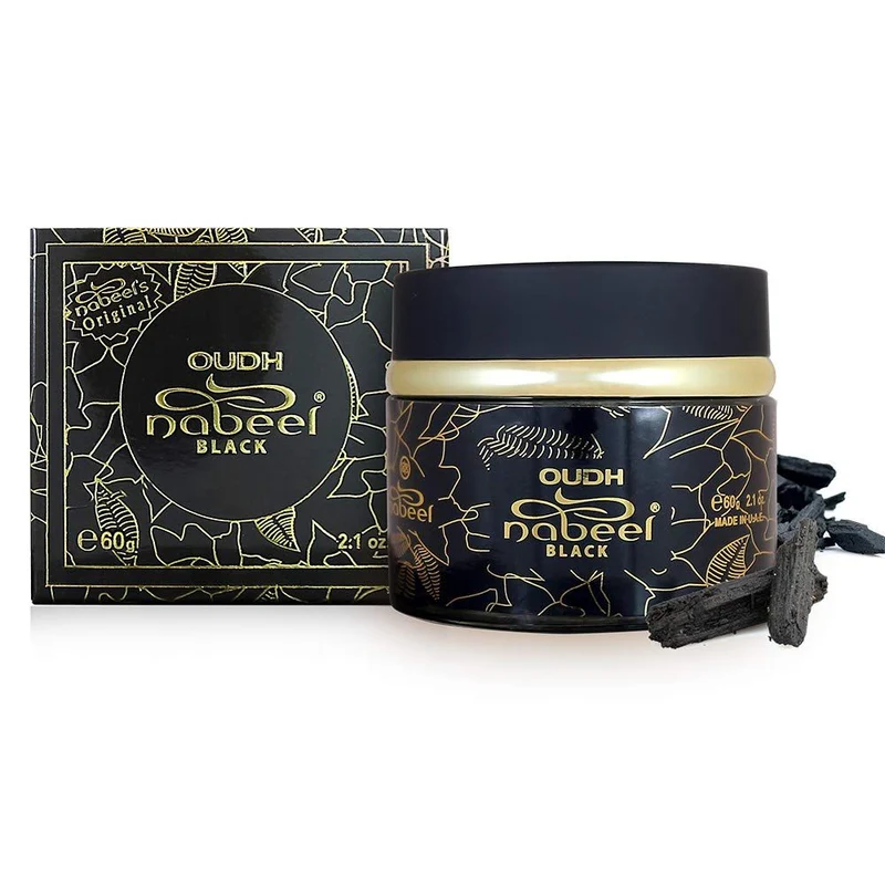 Oudh Nabeel Black Bakhoor von Nabeel Perfumes, 60 g