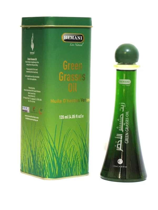Green Grass Haaröl von Hemani, 120 ml