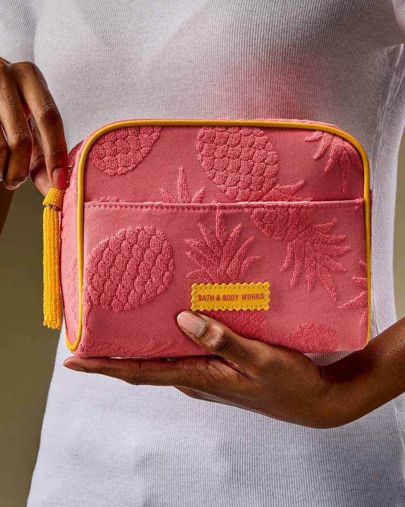 Pink Pineapple Cos Bag Cosmetic Bag
