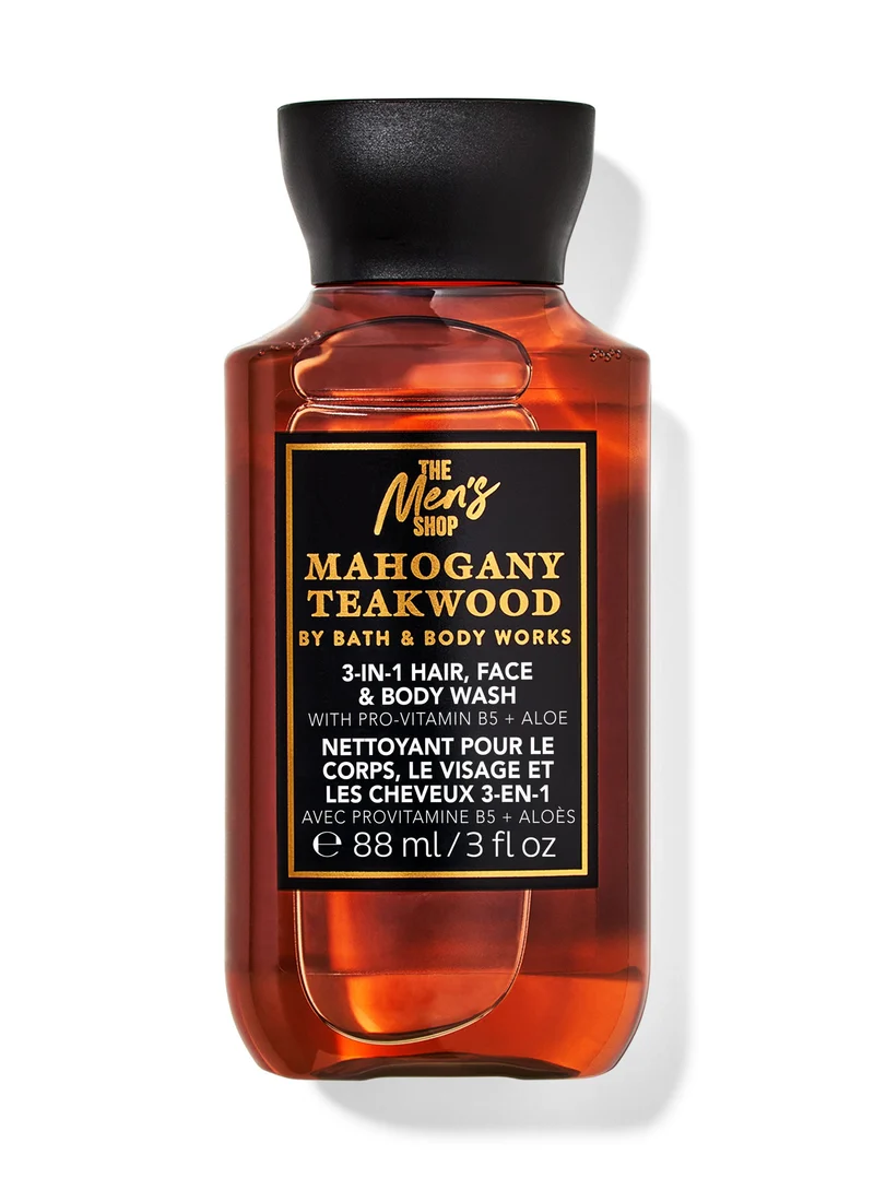 Mahogany Teakwood Travel Size Body Wash