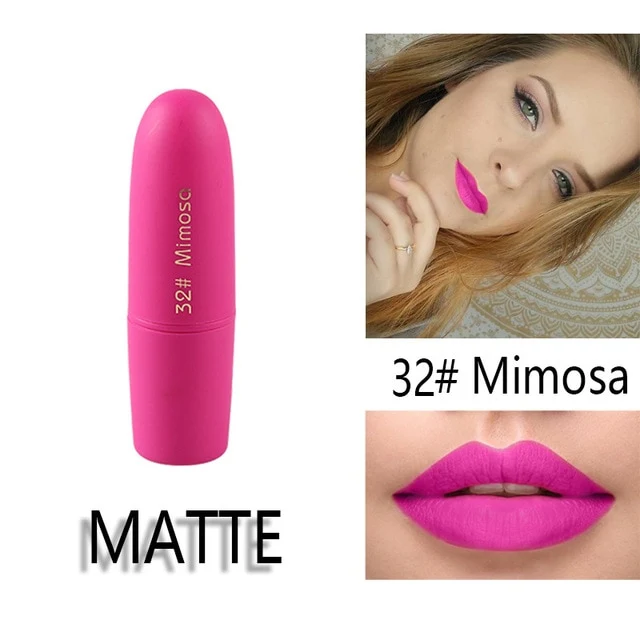 MISS ROSE Lipstick Matte Waterproof Nutritious 25 Colors Easy to Wear Lipstick Long Lasting Lips Makeup kyliejenner lipstick