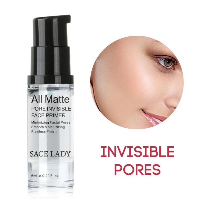 SACE LADY Face Pores Hydrating Makeup Base Primer Liquid Moisturizer Whitening Cosmetic Long Lasting Facial Makeup TSLM1