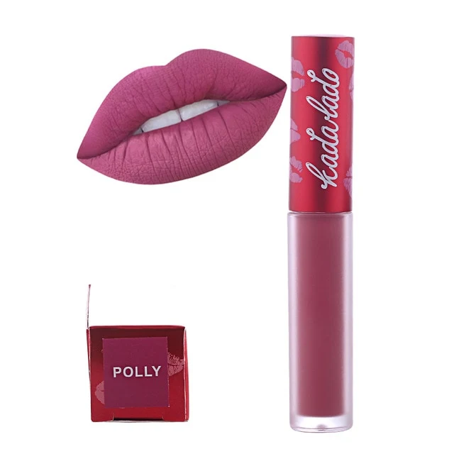 KADALADO Brand Make Up Waterproof Nude Lipstick Long Lasting Liquid Matte Lipstick Kit Lip Gloss Cosmetics Lipgloss Lip Makeup