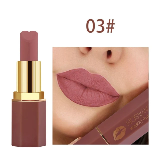 Brand Sexy Velvet Matte Lipstick Lips Makeup Beauty Cosmetics Red Lips Rouge A Levre Waterproof Pigment Nude Matte Lip Stick