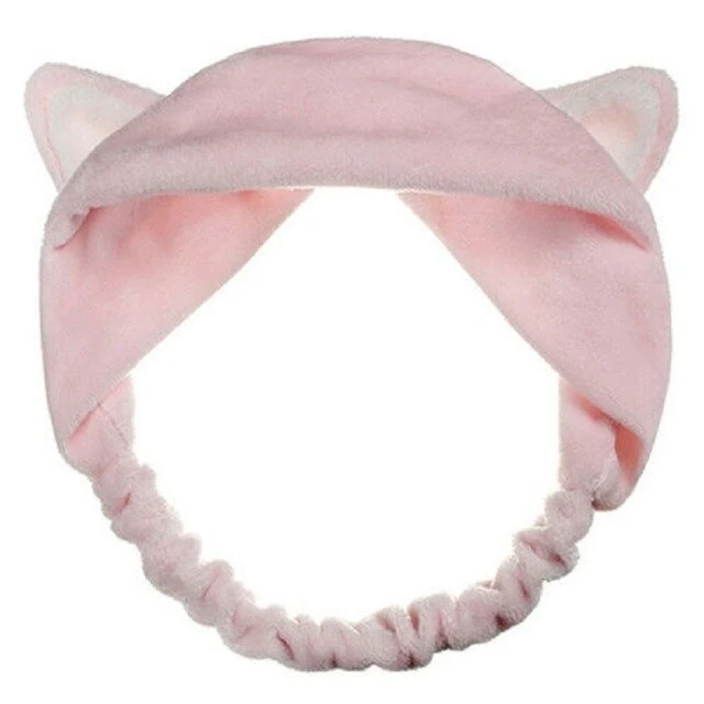 New Arrival Cute Womens Girls Headband Cat Ears Hairband Party Gift Headdress Hair Accessories Makeup Cleaning Tools