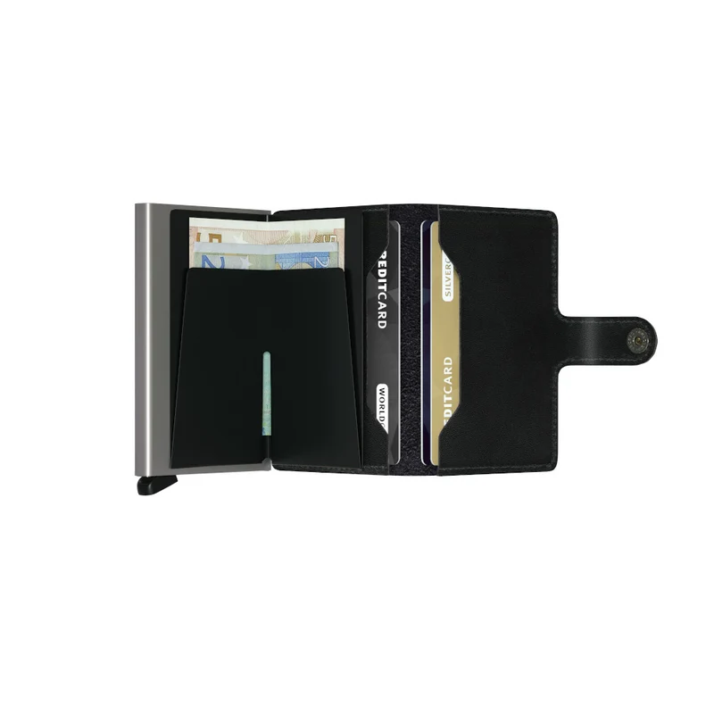 Geldbörse Miniwallet Basic Collection Black • SECRID