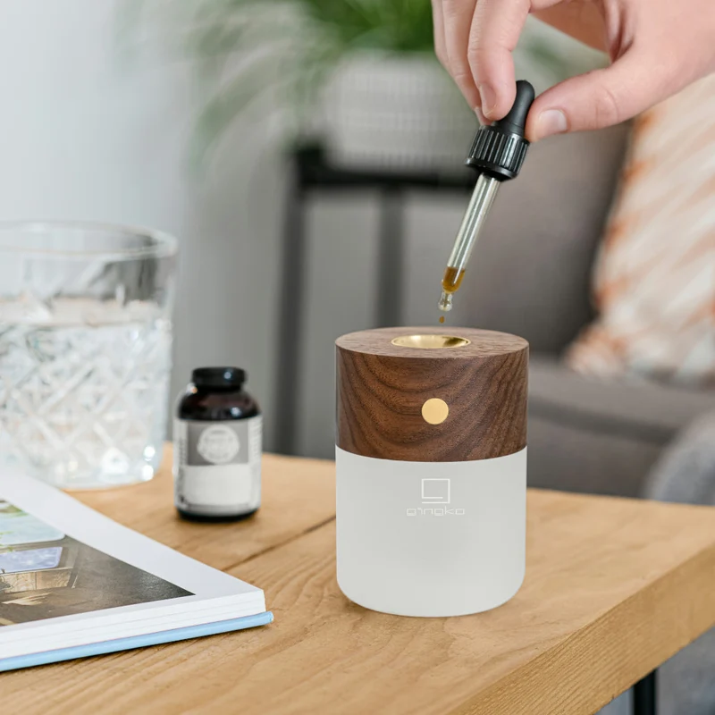 SMART DIFFUSER LAMP "Walnuss" • Gingko