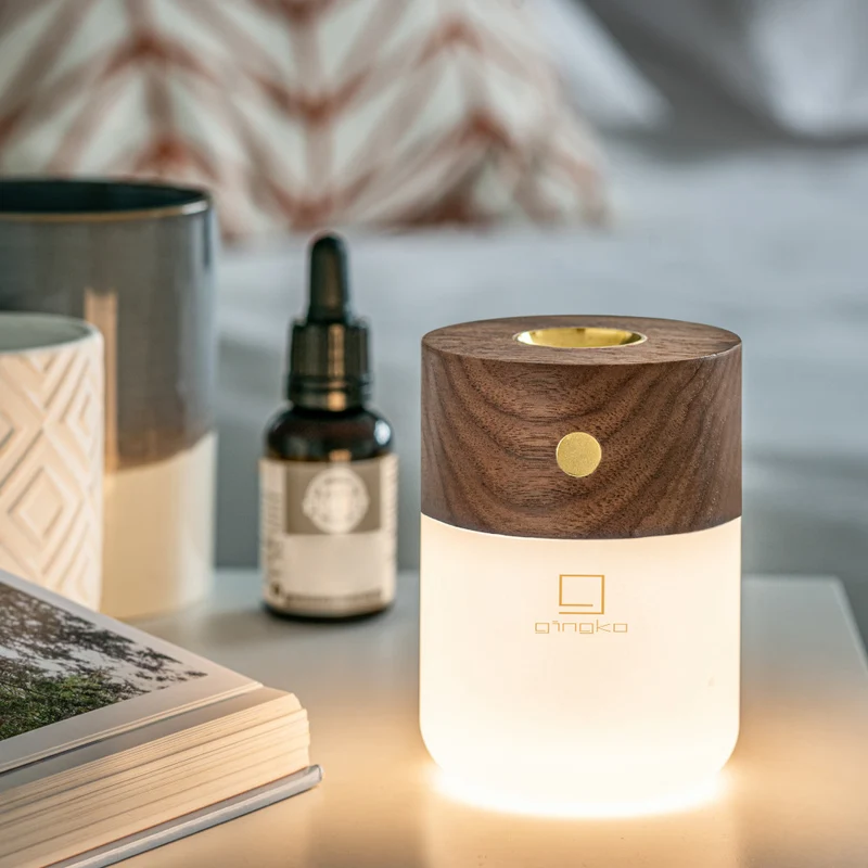SMART DIFFUSER LAMP "Walnuss" • Gingko