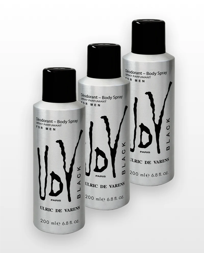Set 3 x UDV Black Déodorant