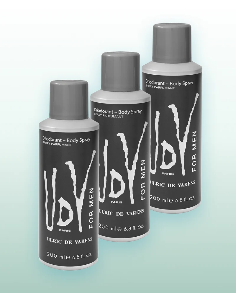 Set 3 x UDV For Men Déodorant