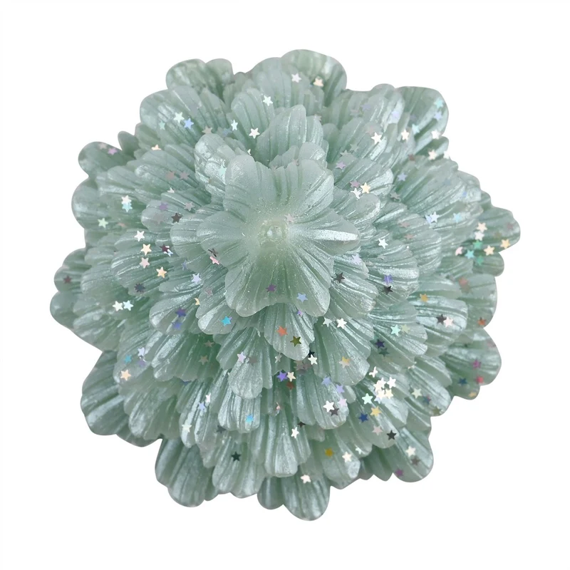 LED Kerze 13.5x15cm mit warmes Licht
