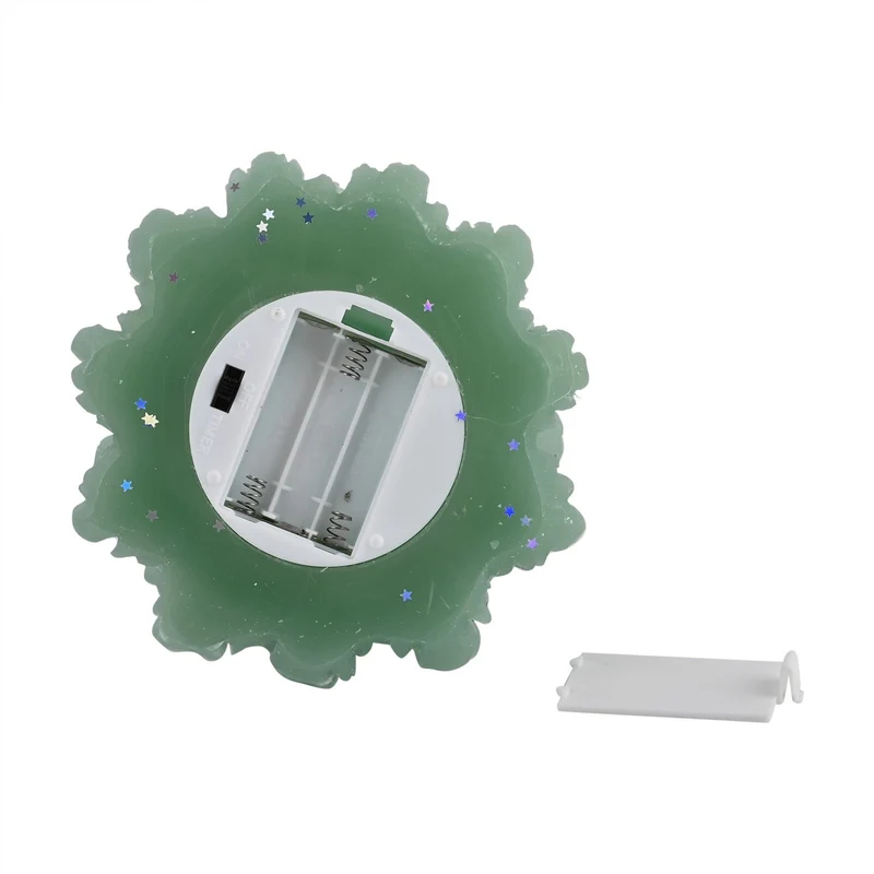 LED Kerze 13.5x15cm mit warmes Licht
