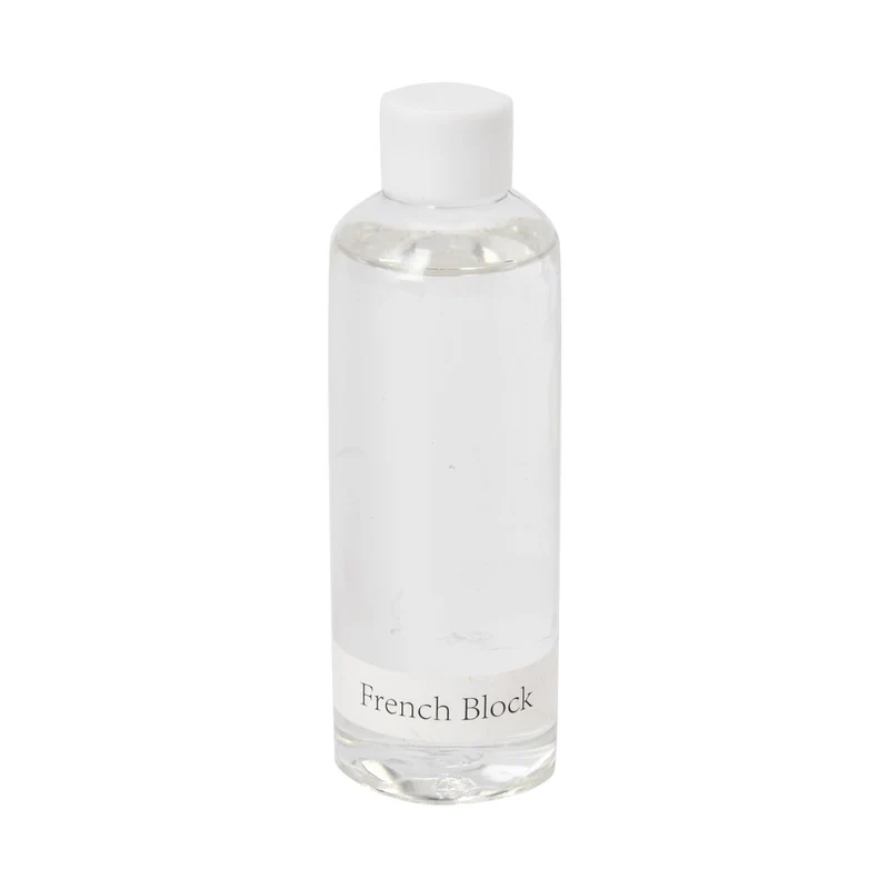 The 5th Season - Aromatherapie-Glasflasche mit Rosenquarz und Topas, mit Glasdeckel und Quasten, Größe 9,5x3,5*14cm, Inhalt: 100ml