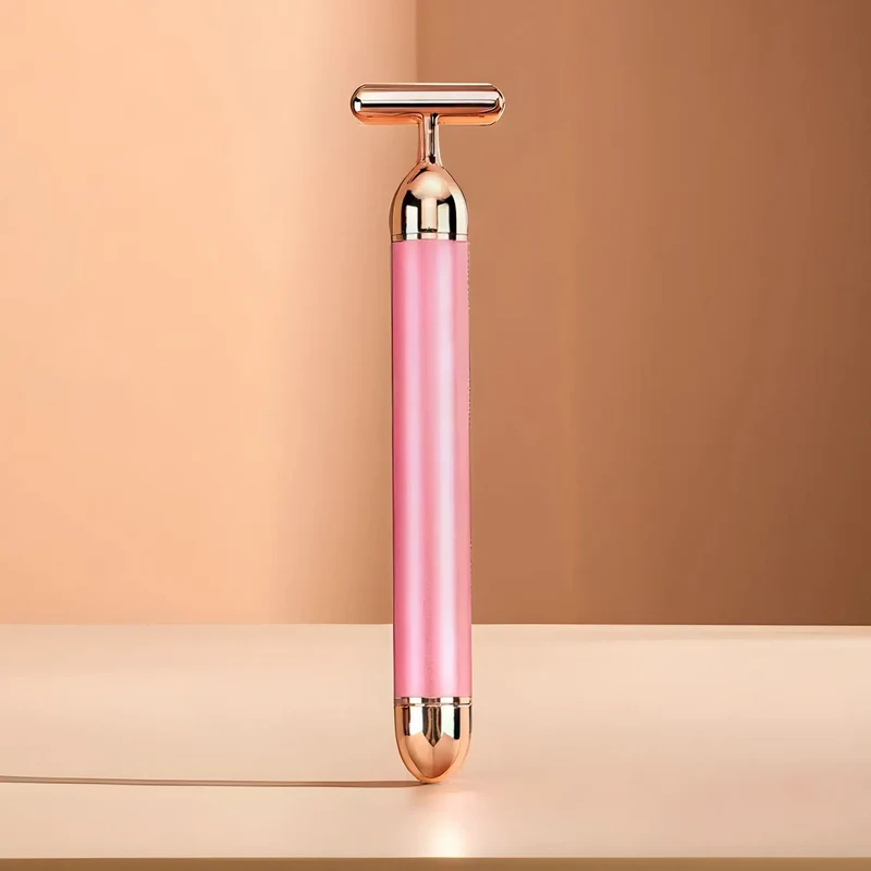 4-in-1 Beauty Bar Gesichtsmassagegerät - Größe: 15x3.8cm, weiß