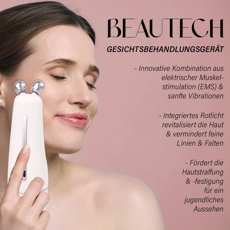 Bautech - Hautverjüngungsgerät mit Lichttherapie, EMS und Radio Frequency