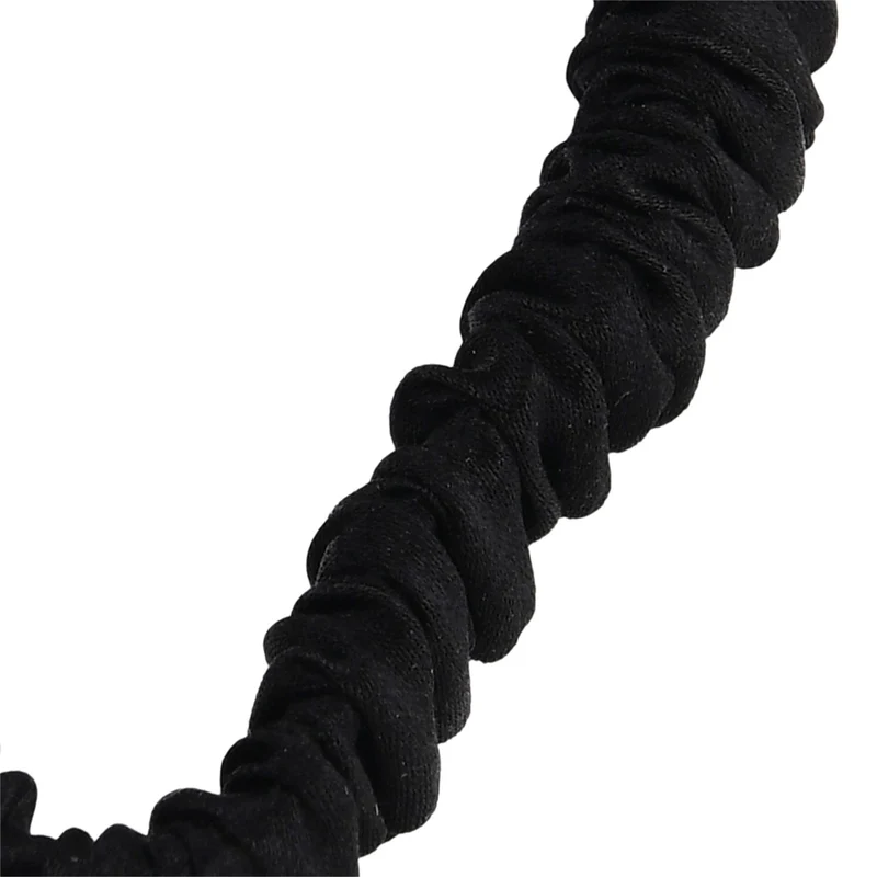 LA MAREY Signature - Seiden-Scrunchies aus 100% Maulbeerseide, 1 cm und 3,5 cm, Petrol