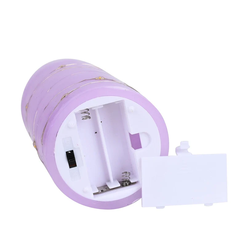 3er Set - LED-Kerzen ohne Flamme mit Fernbedienung, rot