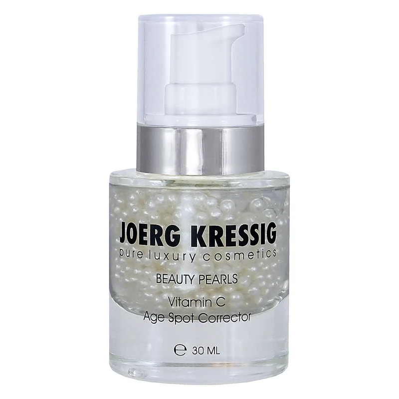 JOERG KRESSIG Beauty Pearls Gesichtsserum, Vitamin-C Age Spot Corrector: Für ebenmässige, klare, strahlende Haut, 30ml