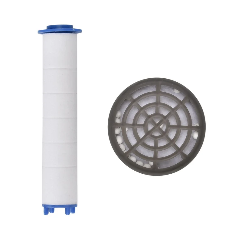 5er-Set Austauschbare Wasserfilter, Weiß und Schwarz, ABS,10cm Filterelement, 5.5cm Filterbox