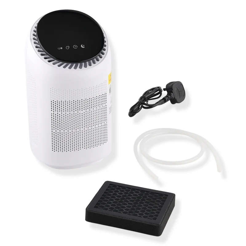 LIVMORE 2-in-1 Luftentfeuchter und Luftreiniger mit HEPA-Filter, 0,7L Wassertank, Grau