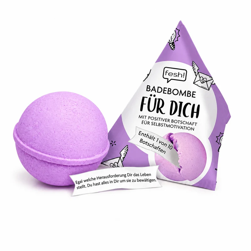 Fesh Für Dich Bath Bomb, 50 g-Blue