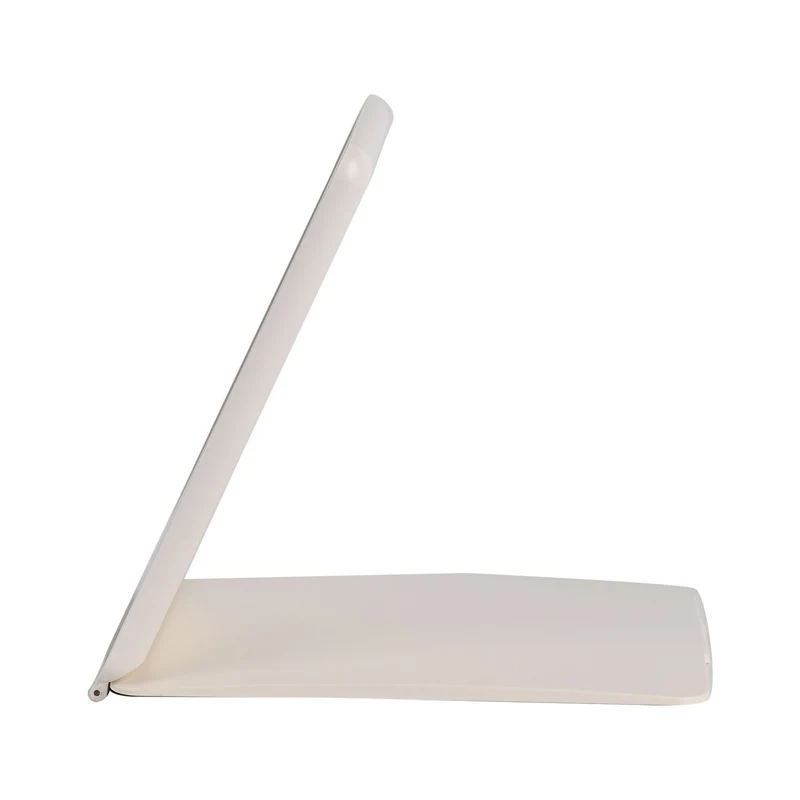 Faltbarer LED-beleuchteter Schminkspiegel, 3 Helligkeitsstufen, Doppelseitige Spiegelflächen, Größe: 26x19x2.3cm, Rosa