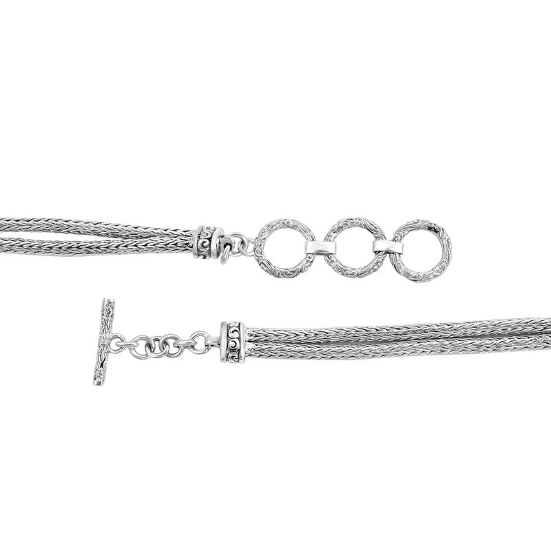 Royal Bali Kollektion - Collier, ca. 50 cm, 925 Silber ca. 76,00g