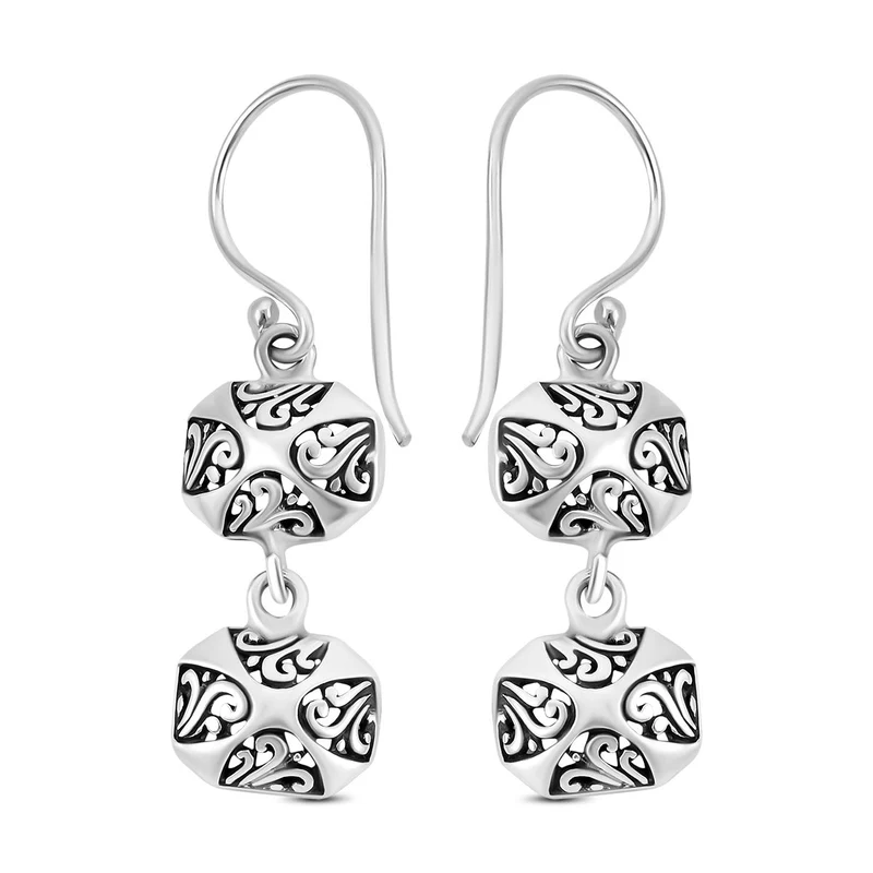 Royal Bali - Ohrringe, 925 Silber