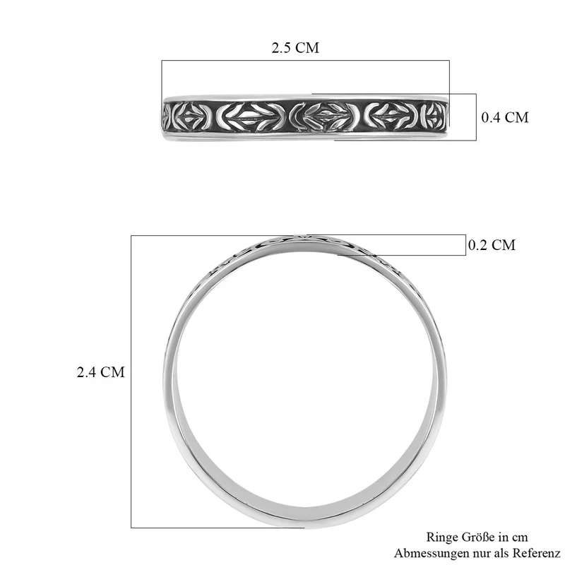 Royal Bali Kollektion - Ring 925 Silber ca. 2,75g