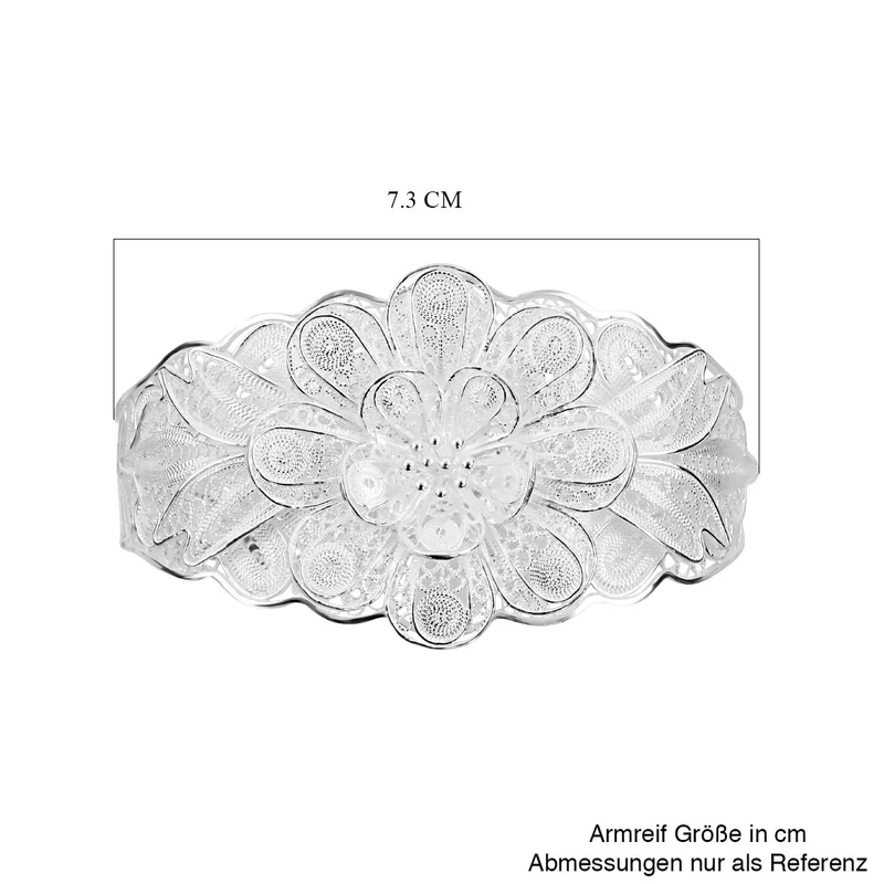 Royal Bali - 925 Silber Armreif ca. 18.5 cm ca. 26,00g