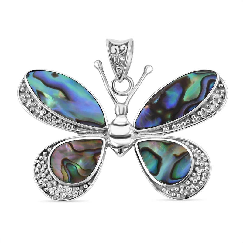 Royal Bali - Abalone Muschel Anhänger 925 Silber
