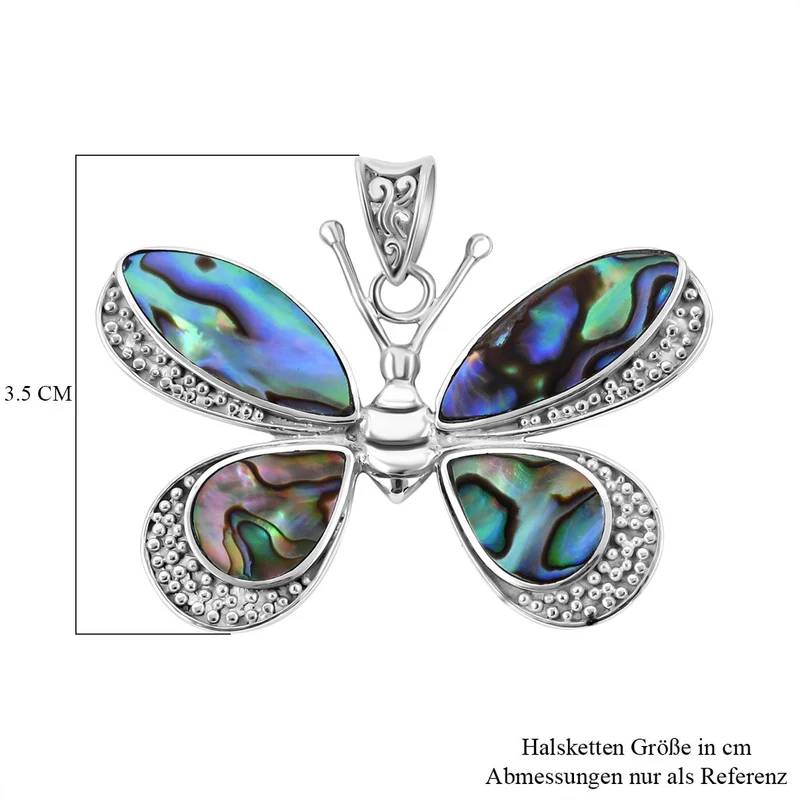 Royal Bali - Abalone Muschel Anhänger 925 Silber
