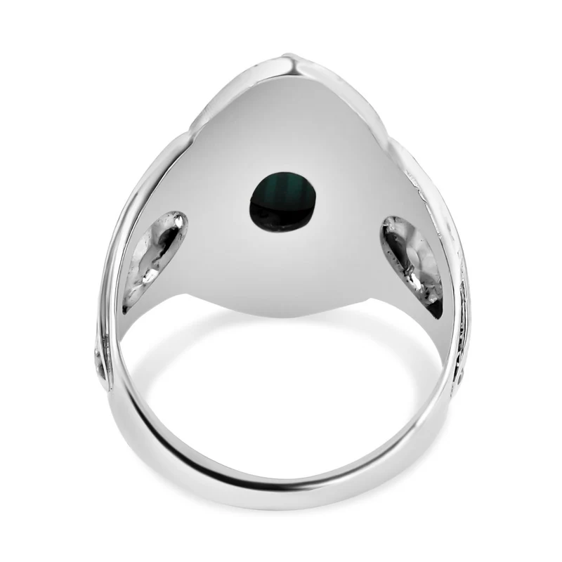 Royal Bali - Malachit Ring 925 Silber ca. 2,00 ct