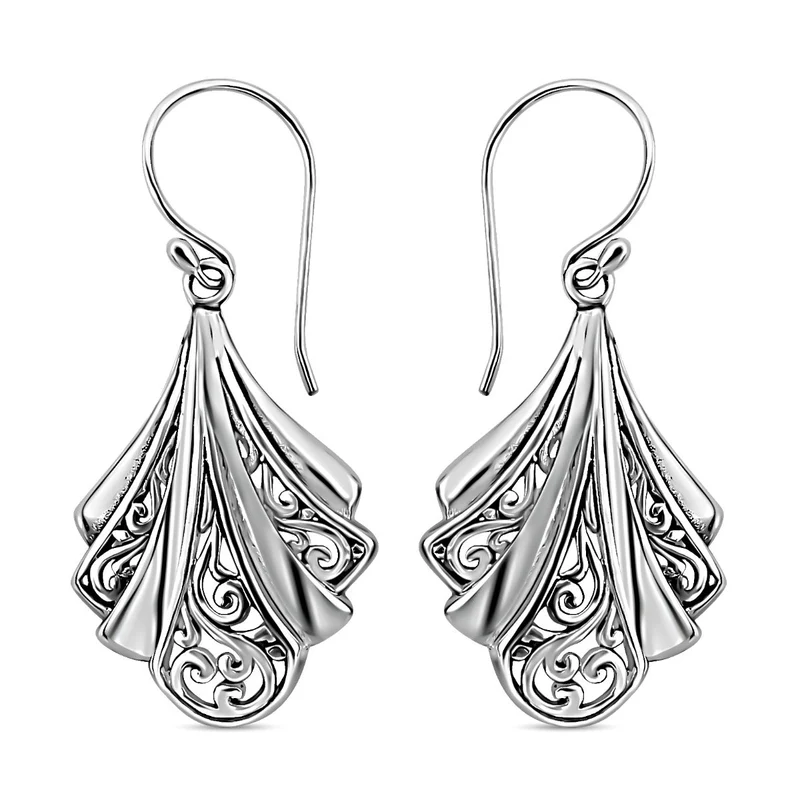 Royal Bali Kollektion - 925 Silber Ohrringe ca. 3,60g