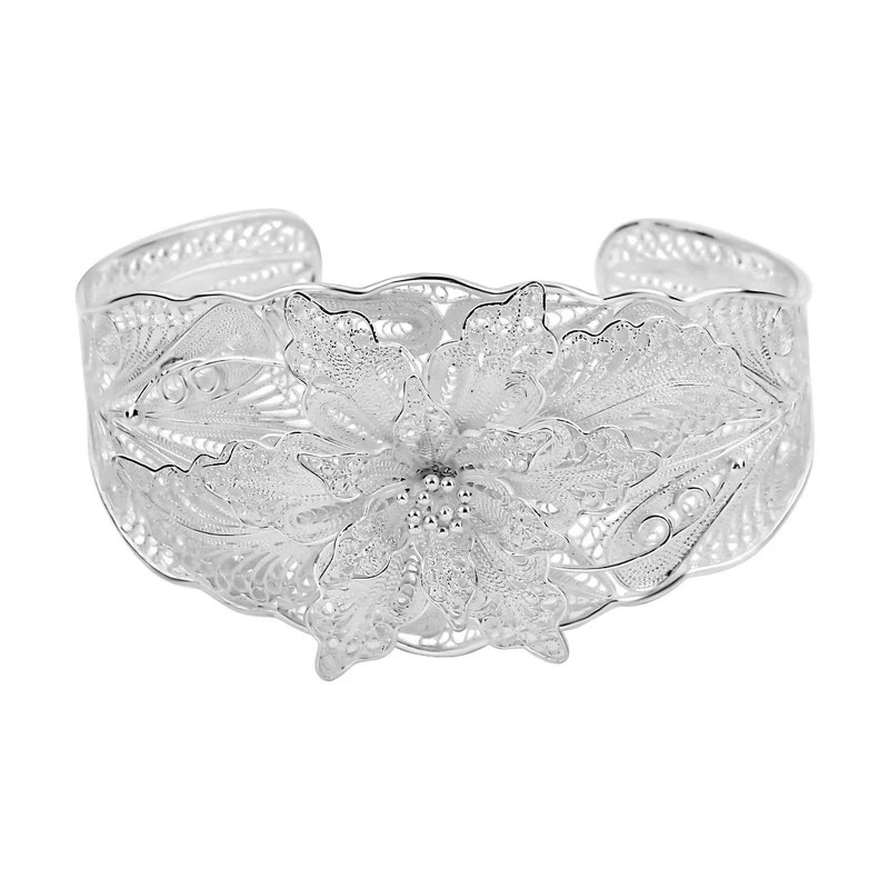 Royal Bali - 925 Silber Armreif, ca. 19 cm, ca. 25,43g