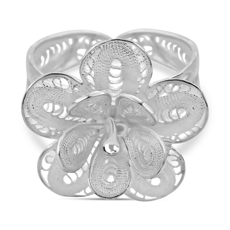 Royal Bali Kollektion - 925 Silber Ring, , ca. 4,78g