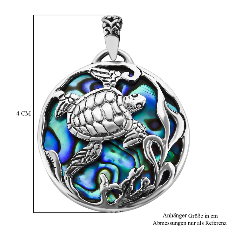 Royal Bali - Abalone Muschel Anhänger 925 Silber