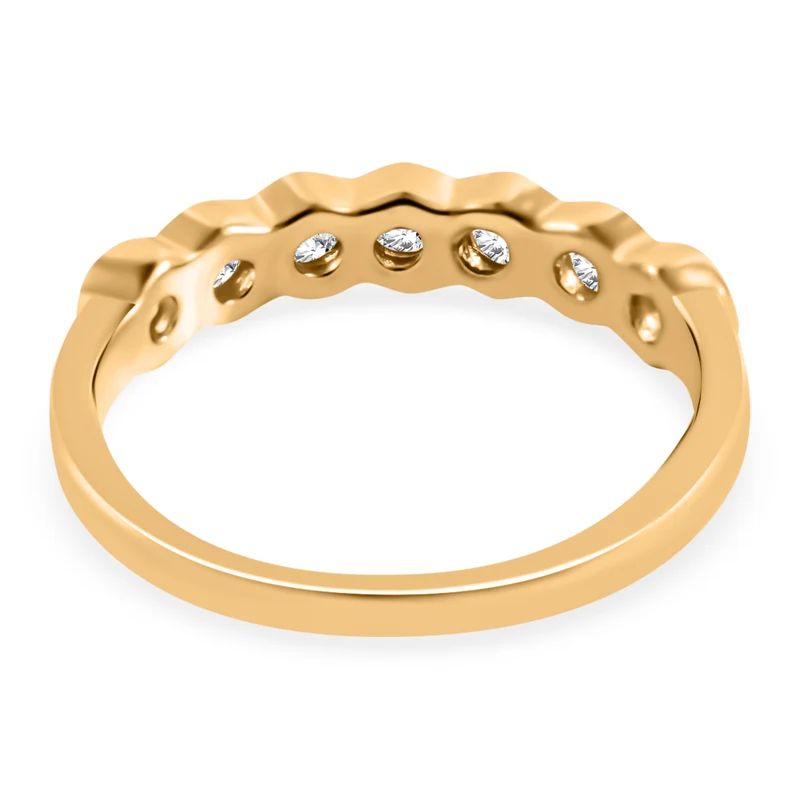 Lustro Stella - Weißer Zirkonia Ringe 925 Silber Gelbgold Vermeil ca. 1.48 ct