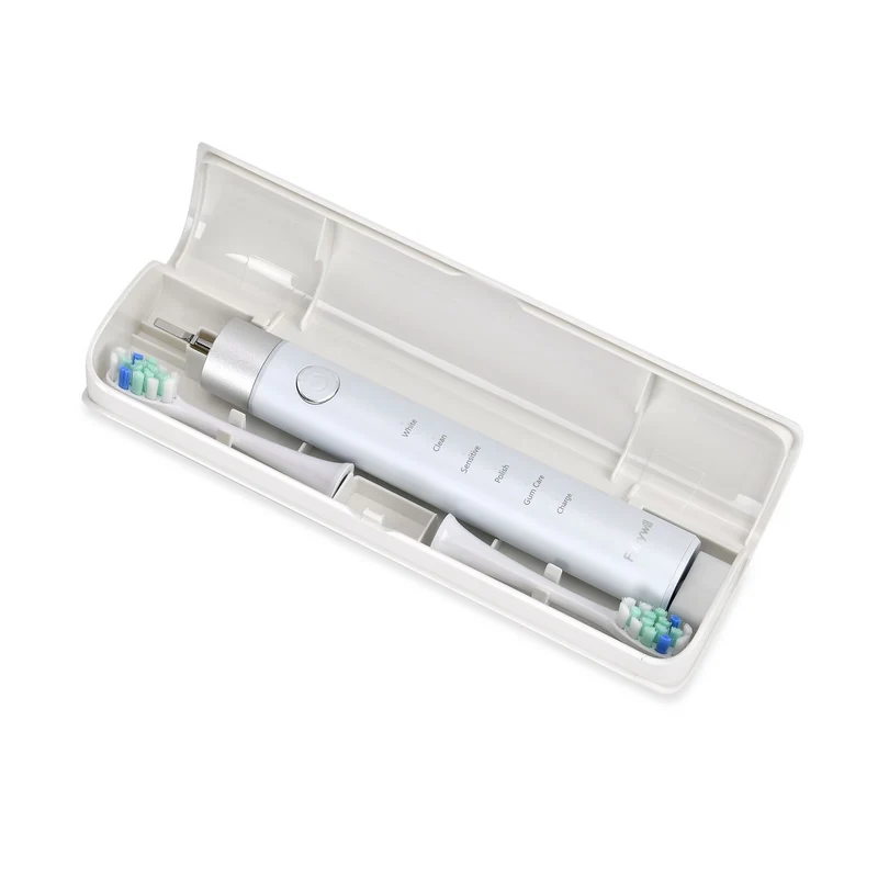 Fairwill Elektronische Schallzahnbürste mit 8 Bürstenköpfen, Maglev Motor, LED-Drucksensor, Wasserdicht IPX7, USB-Kabel, 5 Modi