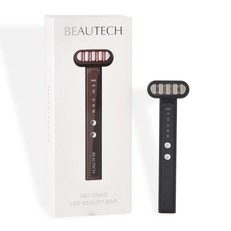 BEAUTECH Gesichts und Augenmassagegerät, leicht, Schwarz