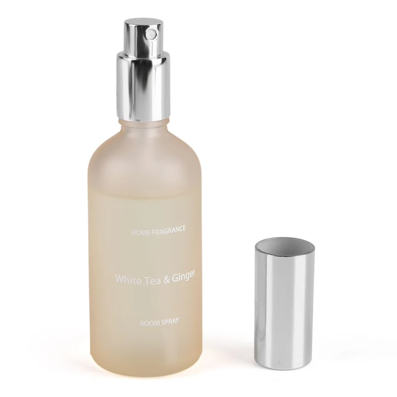 LIVMORE Home Fragrance Kollektion - Raumspray, Weißer Tee-Ingwer, 100ml, Hellgrau