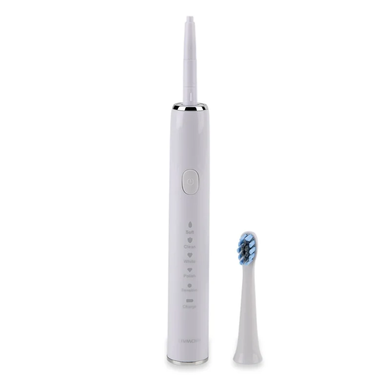 USB charging frequency sonic electric toothbrush - black Size: 24.5*2.5cm Weight: 116g Material: ABS 3.7V 14500 lithium battery 500MA 2.5W Maximu