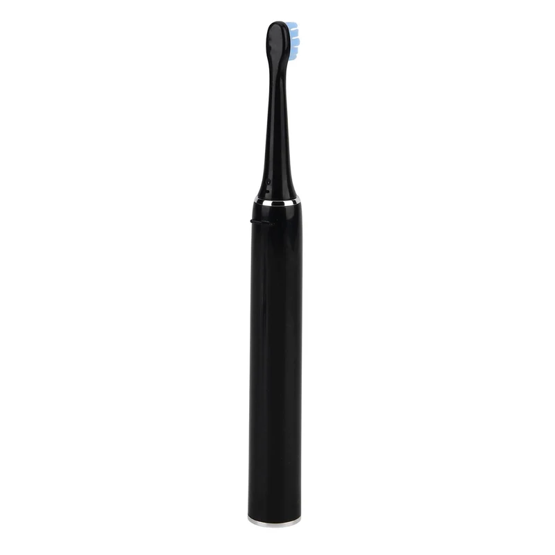 USB charging frequency sonic electric toothbrush - black Size: 24.5*2.5cm Weight: 116g Material: ABS 3.7V 14500 lithium battery 500MA 2.5W Maximu