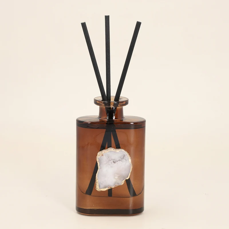 The 5th Season - Aromatherapie Duft Diffusor Set mit Edelstein, Braun