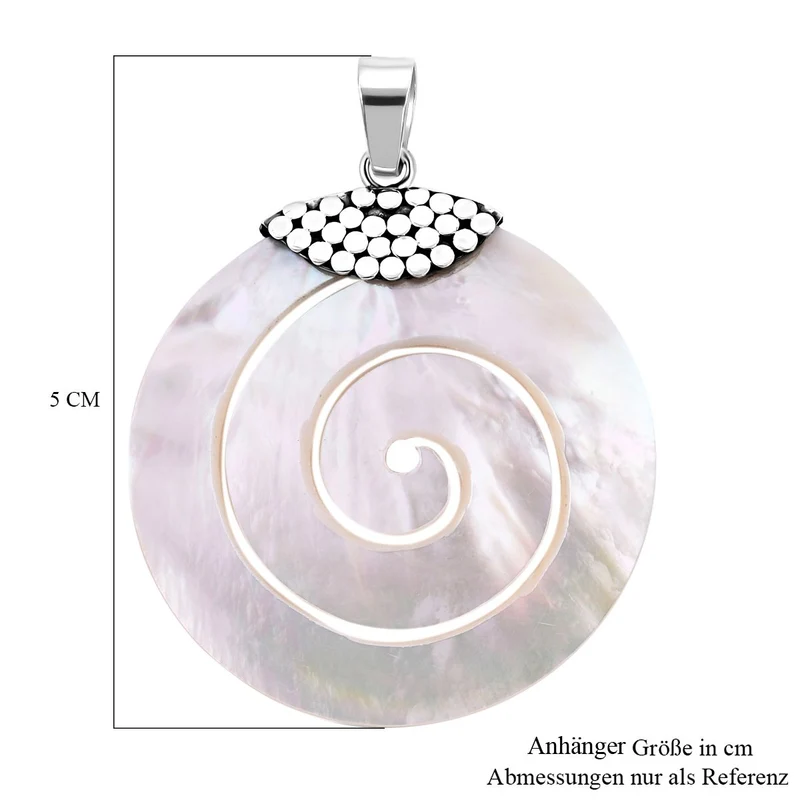 Royal Bali - Perlmutt Anhänger 925 Silber