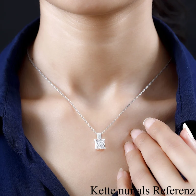 LUSTRO STELLA - Rosa Zirkonia Anhänger 925 Silber